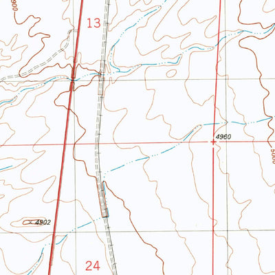 United States Geological Survey Oscura, NM (1981, 24000-Scale) digital map