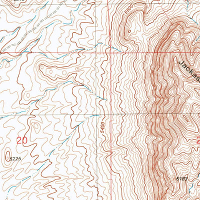 United States Geological Survey Oscura, NM (1981, 24000-Scale) digital map