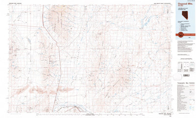 United States Geological Survey Osgood Mountains, NV (1985, 100000-Scale) digital map