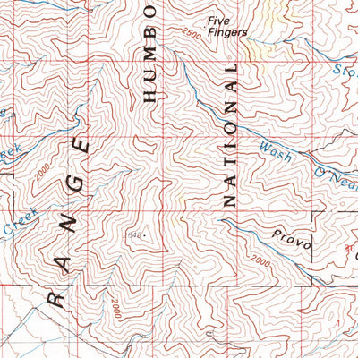 United States Geological Survey Osgood Mountains, NV (1985, 100000-Scale) digital map