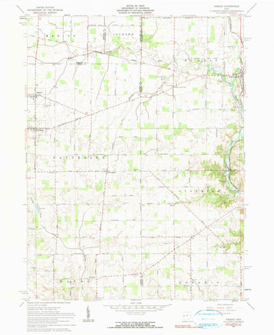 United States Geological Survey Osgood, OH (1961, 24000-Scale) digital map