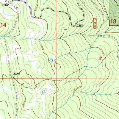 United States Geological Survey Osha Mountain, NM (1995, 24000-Scale) digital map