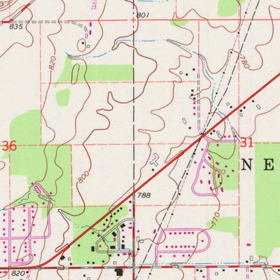 United States Geological Survey Oshkosh NE, WI (1961, 24000-Scale) digital map
