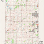 United States Geological Survey Oshkosh NE, WI (1992, 24000-Scale) digital map