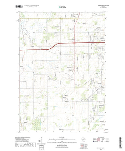 United States Geological Survey Oshkosh NE, WI (2022, 24000-Scale) digital map
