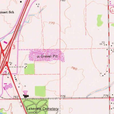 United States Geological Survey Oshkosh, WI (1961, 24000-Scale) digital map