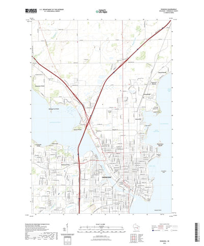 United States Geological Survey Oshkosh, WI (2022, 24000-Scale) digital map