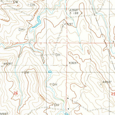 United States Geological Survey Oshoto, WY (1984, 24000-Scale) digital map
