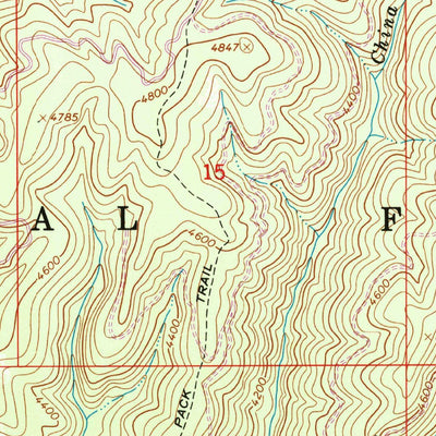 United States Geological Survey Osier Ridge, ID (1965, 24000-Scale) digital map