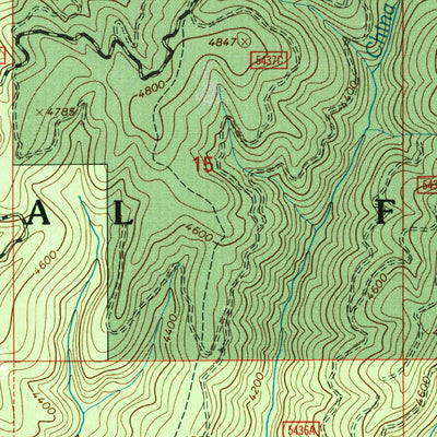 United States Geological Survey Osier Ridge, ID (1994, 24000-Scale) digital map