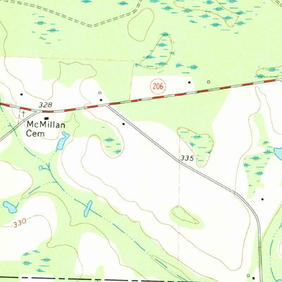 United States Geological Survey Osierfield, GA (1977, 24000-Scale) digital map