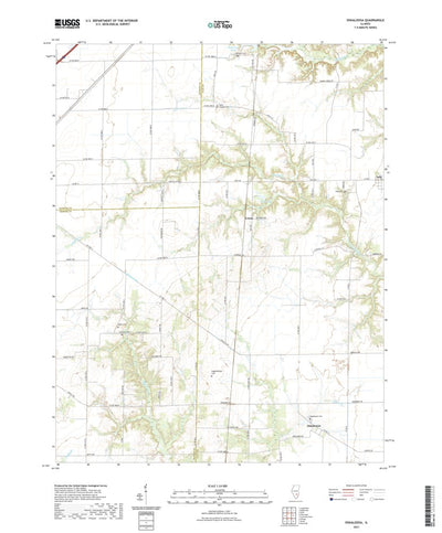 United States Geological Survey Oskaloosa, IL (2021, 24000-Scale) digital map