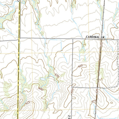 United States Geological Survey Oskaloosa, IL (2021, 24000-Scale) digital map