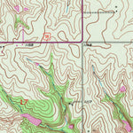 United States Geological Survey Oskaloosa, KS (1951, 24000-Scale) digital map