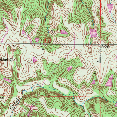 United States Geological Survey Oskaloosa, KS (1951, 24000-Scale) digital map
