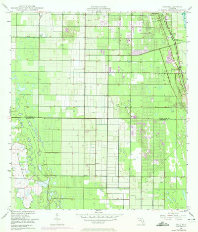 United States Geological Survey Oslo, FL (1949, 24000-Scale) digital map