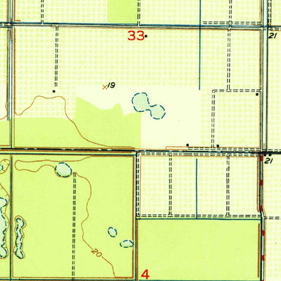 United States Geological Survey Oslo, FL (1950, 24000-Scale) digital map