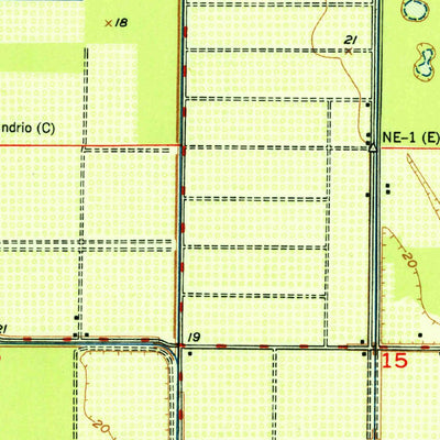 United States Geological Survey Oslo, FL (1950, 24000-Scale) digital map