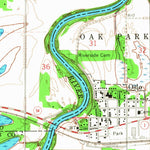 United States Geological Survey Oslo, MN-ND (1966, 24000-Scale) digital map