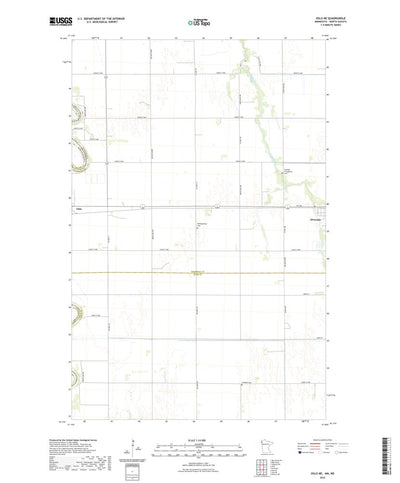 United States Geological Survey Oslo NE, MN (2022, 24000-Scale) digital map