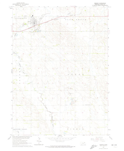 United States Geological Survey Osmond, NE (1963, 24000-Scale) digital map