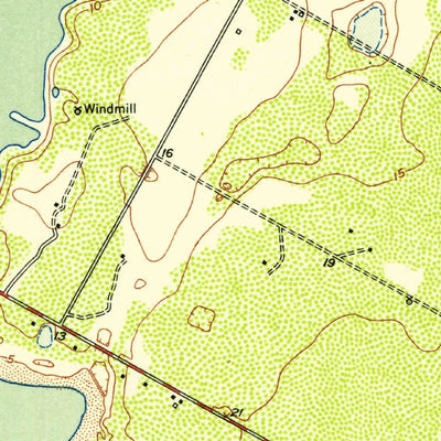 United States Geological Survey Oso Creek NE, TX (1951, 24000-Scale) digital map