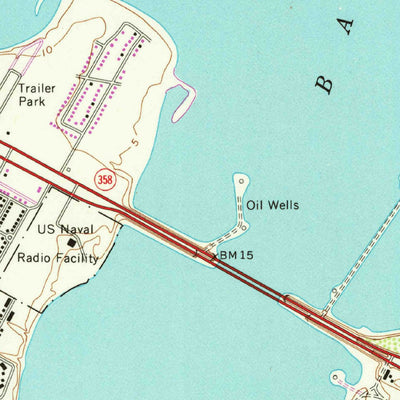 United States Geological Survey Oso Creek NE, TX (1968, 24000-Scale) digital map