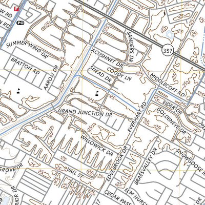 United States Geological Survey Oso Creek NW, TX (2023, 24000-Scale) digital map