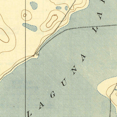 United States Geological Survey Oso Creek, TX (1925, 62500-Scale) digital map