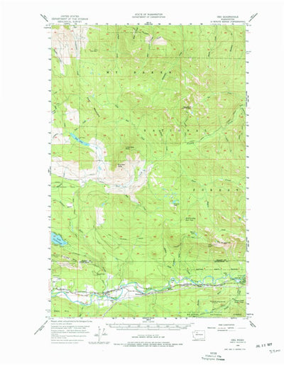 United States Geological Survey Oso, WA (1956, 62500-Scale) digital map