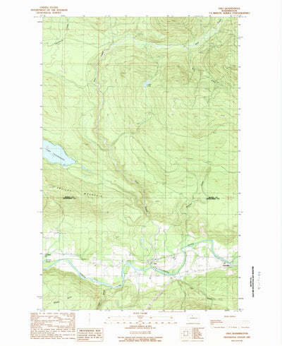 United States Geological Survey Oso, WA (1989, 24000-Scale) digital map
