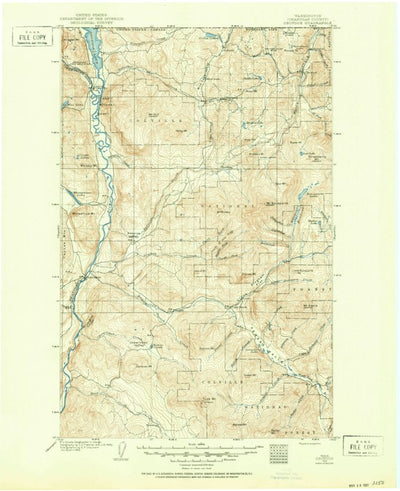 United States Geological Survey Osoyoos, WA (1902, 125000-Scale) digital map