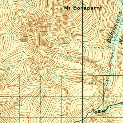 United States Geological Survey Osoyoos, WA (1904, 125000-Scale) digital map