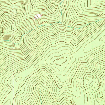 United States Geological Survey Oss Peak, WA (1968, 24000-Scale) digital map