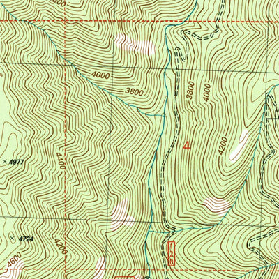 United States Geological Survey Oss Peak, WA (2004, 24000-Scale) digital map