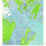 United States Geological Survey Ossabaw Island, GA (1944, 62500-Scale) digital map