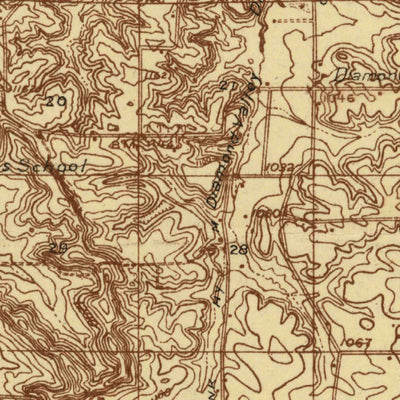 United States Geological Survey Osseo, WI (1935, 48000-Scale) digital map