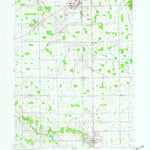 United States Geological Survey Ossian, IN (1962, 24000-Scale) digital map