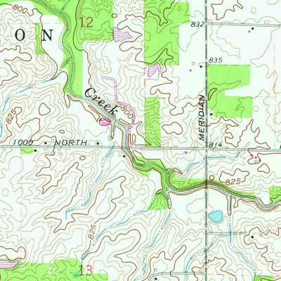 United States Geological Survey Ossian, IN (1962, 24000-Scale) digital map