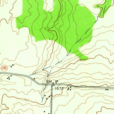 United States Geological Survey Ossian, NY (1943, 24000-Scale) digital map