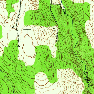 United States Geological Survey Ossian, NY (1943, 24000-Scale) digital map