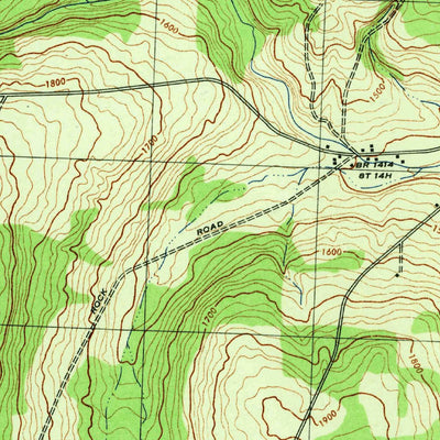 United States Geological Survey Ossian, NY (1944, 31680-Scale) digital map