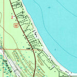 United States Geological Survey Ossineke, MI (1971, 24000-Scale) digital map
