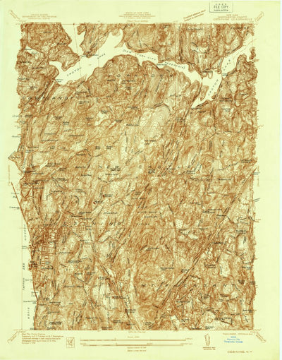 United States Geological Survey Ossining, NY (1936, 24000-Scale) digital map