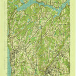 United States Geological Survey Ossining, NY (1943, 25000-Scale) digital map