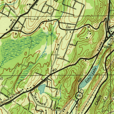 United States Geological Survey Ossining, NY (1943, 25000-Scale) digital map