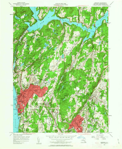 United States Geological Survey Ossining, NY (1955, 24000-Scale) digital map