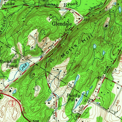 United States Geological Survey Ossining, NY (1955, 24000-Scale) digital map