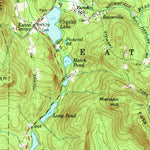 United States Geological Survey Ossipee Lake, NH (1958, 62500-Scale) digital map