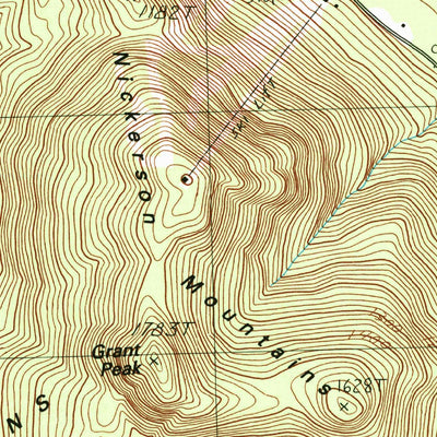 United States Geological Survey Ossipee Lake, NH (1998, 24000-Scale) digital map